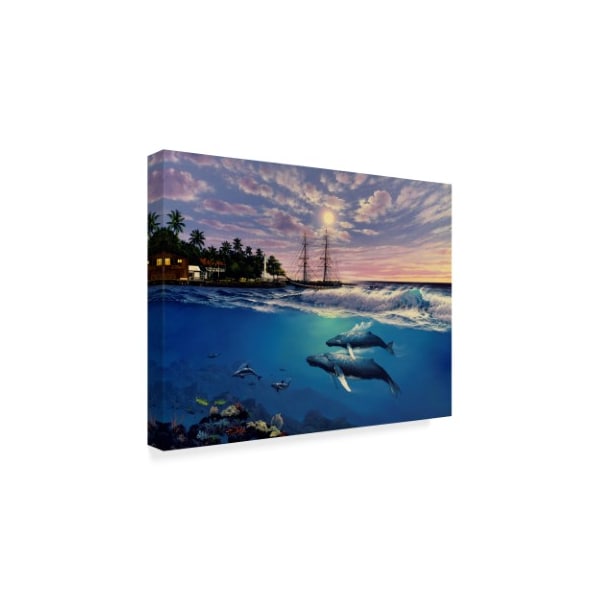 Anthony Casay 'Coastal Scene 2' Canvas Art,14x19